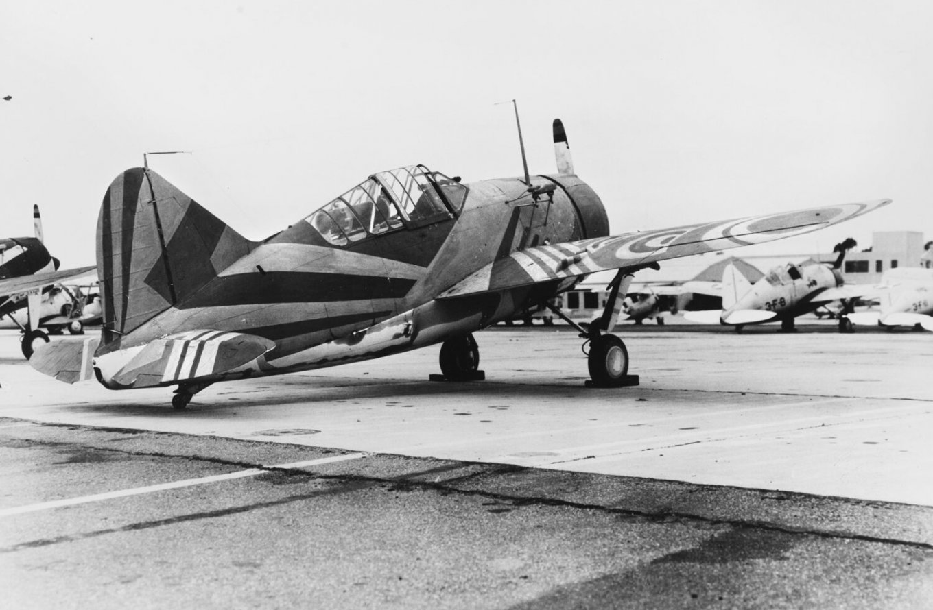 Brewster F2A Buffalo сліпучий камуфляж