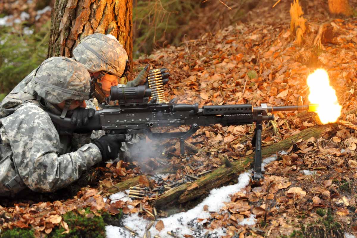 Єдиний кулемет калібру 7,62×51 мм M240 армії США