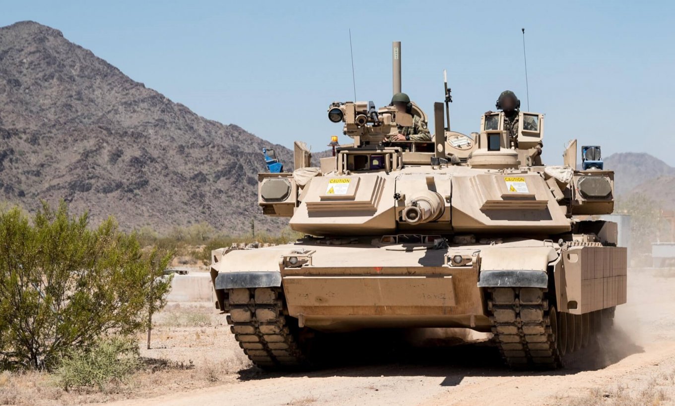 КАЗ Trophy на M1 Abrams