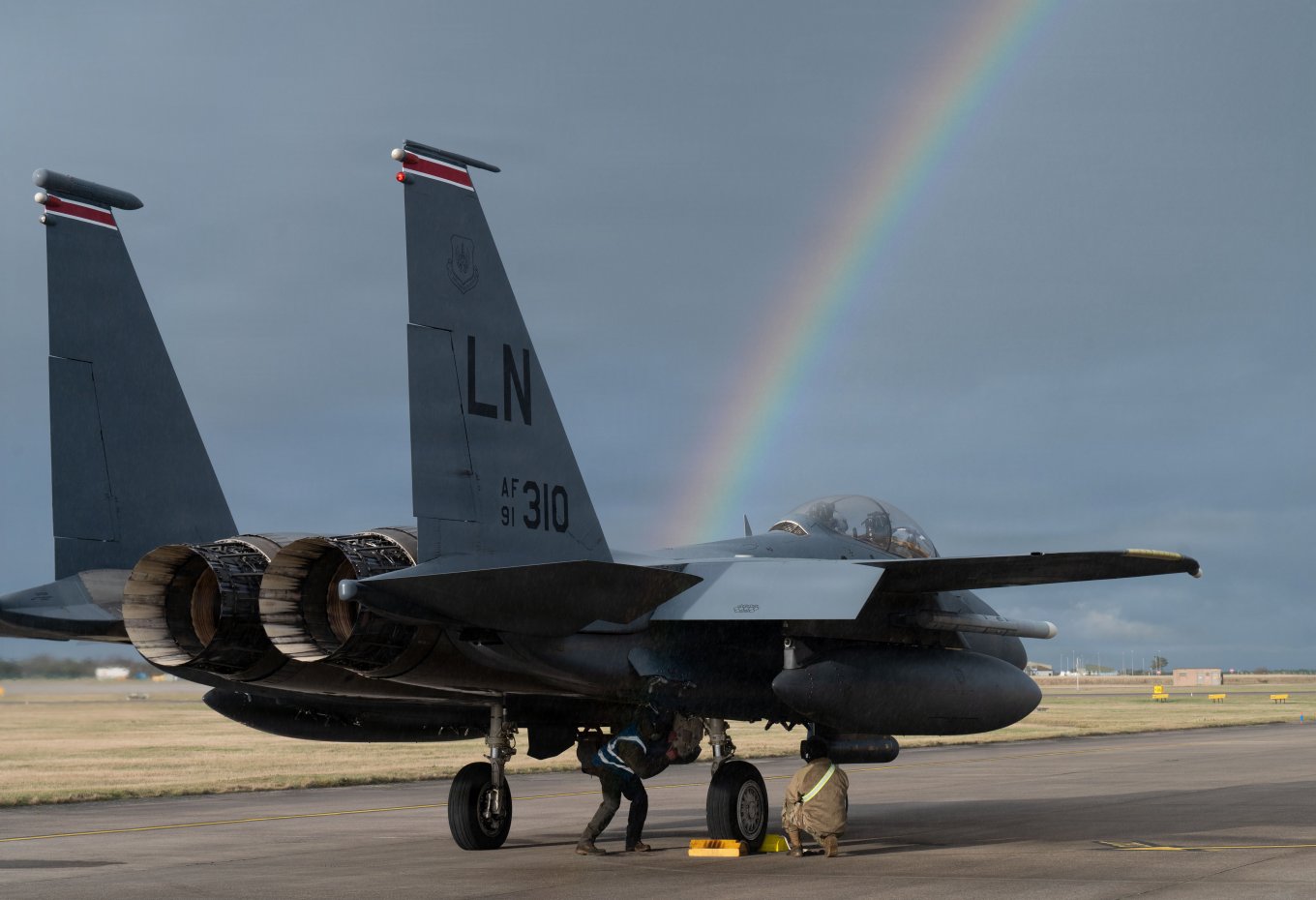 F-15E Strike Eagle що належить 48 винищувальному авіакрилу. Фото DoW