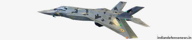 Зображення індійського винищувача AMCA від indiadefensenews.in