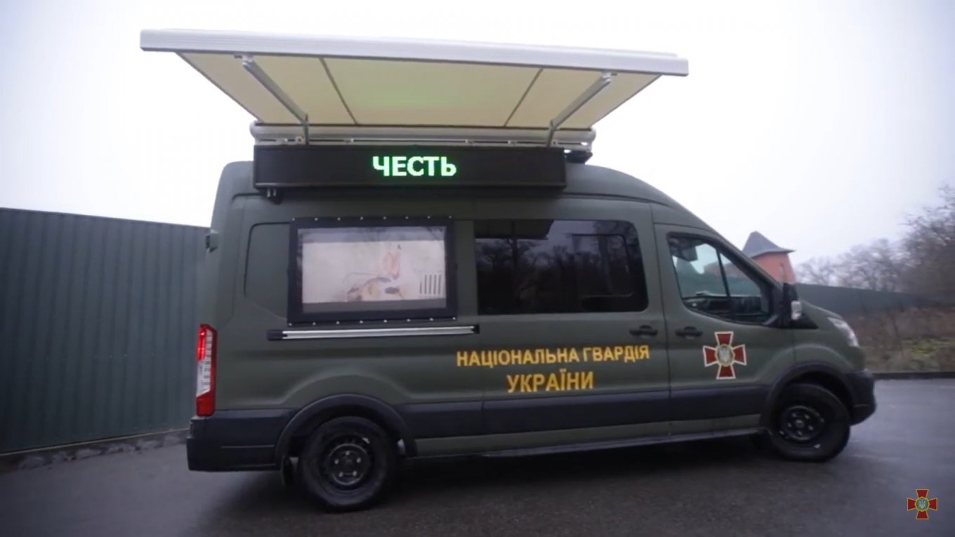 НГУ, Національна гвардія України, інформаційно-агітаційний комплекс на базі Ford Transit, Defense Express