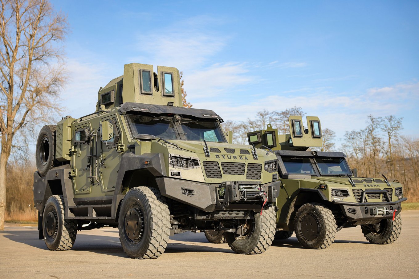 Бронеавтомобілі GYURZA-03 та DESNA