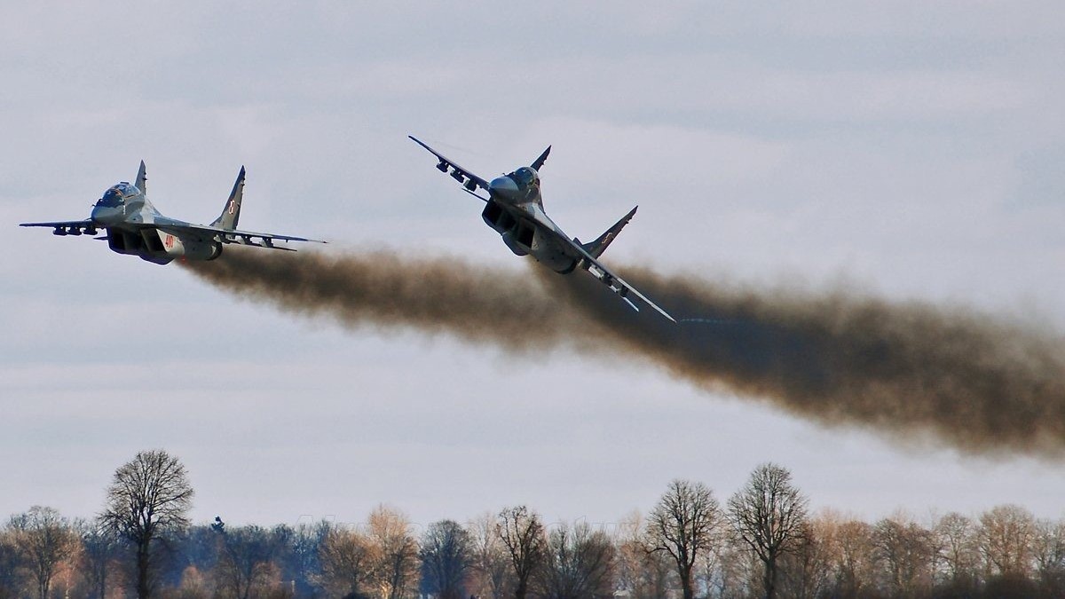 МиГ-29 дим