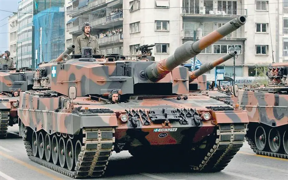 Leopard 2A4 грецької армії