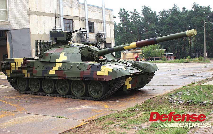 Модернізований на ДП "Київський бронетанковий завод" Т-72АМТ
