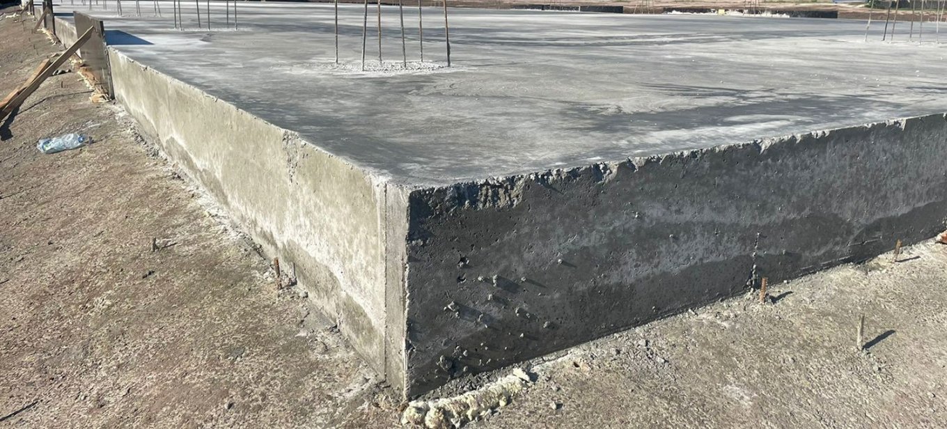 Фундамент для одного з підприємств Rheinmetall в Україні