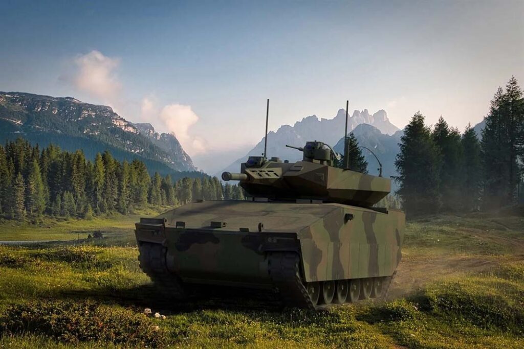 Рендер майбутньої БМП XM30 від American Rheinmetall Vehicles
