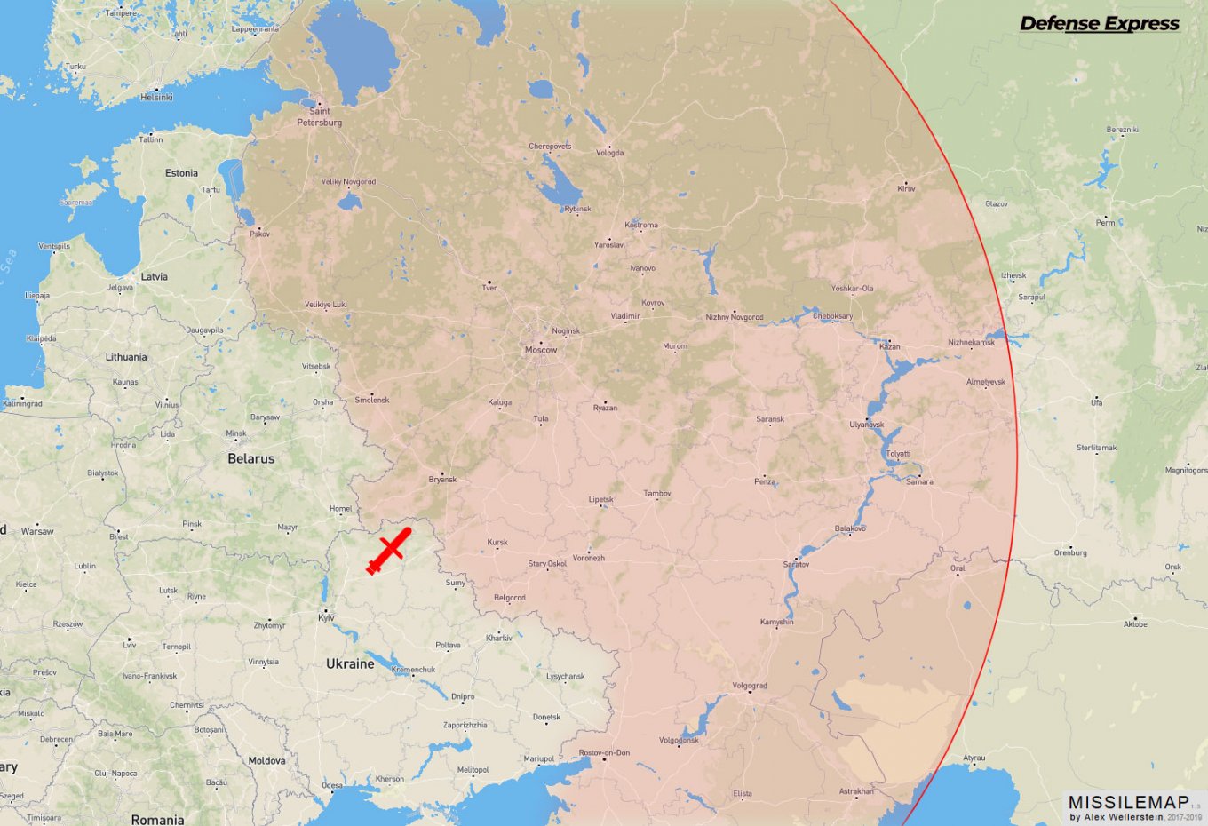 Дальність 1400 км удар по РФ