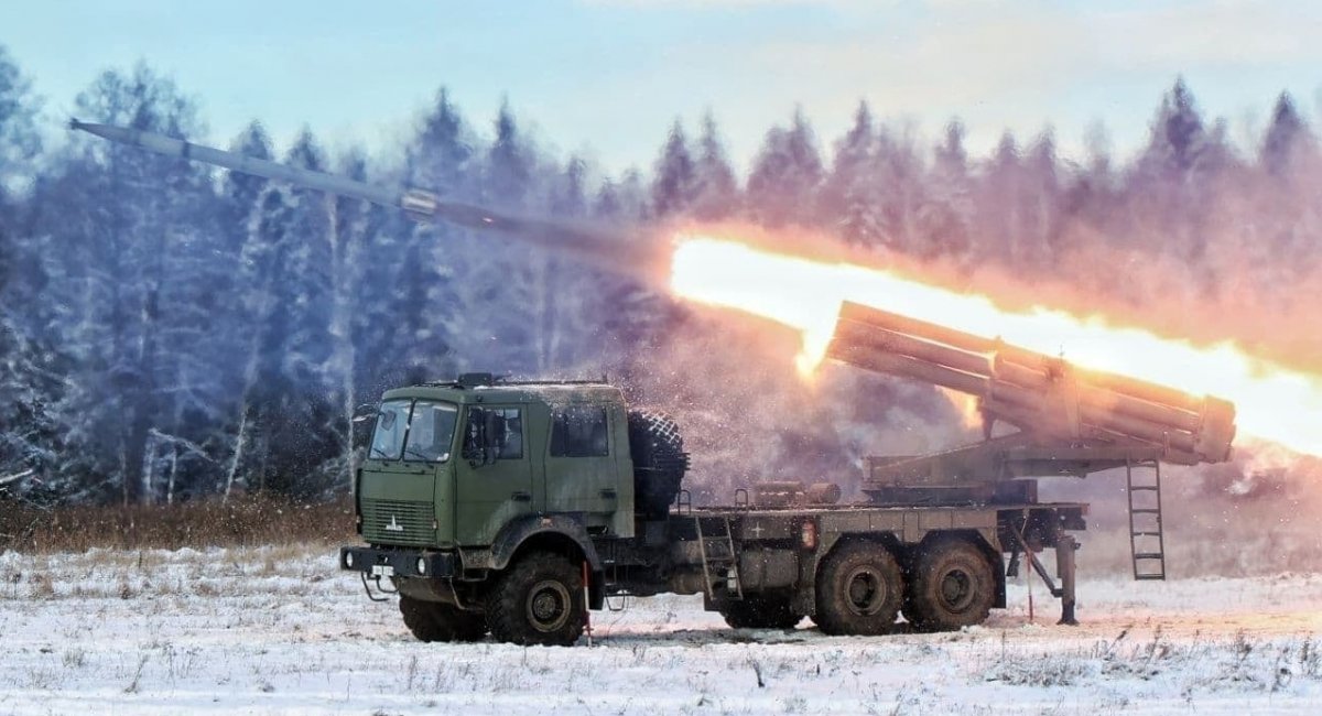 Дослідний зразок бойової машини 9П140МБ РСЗВ 