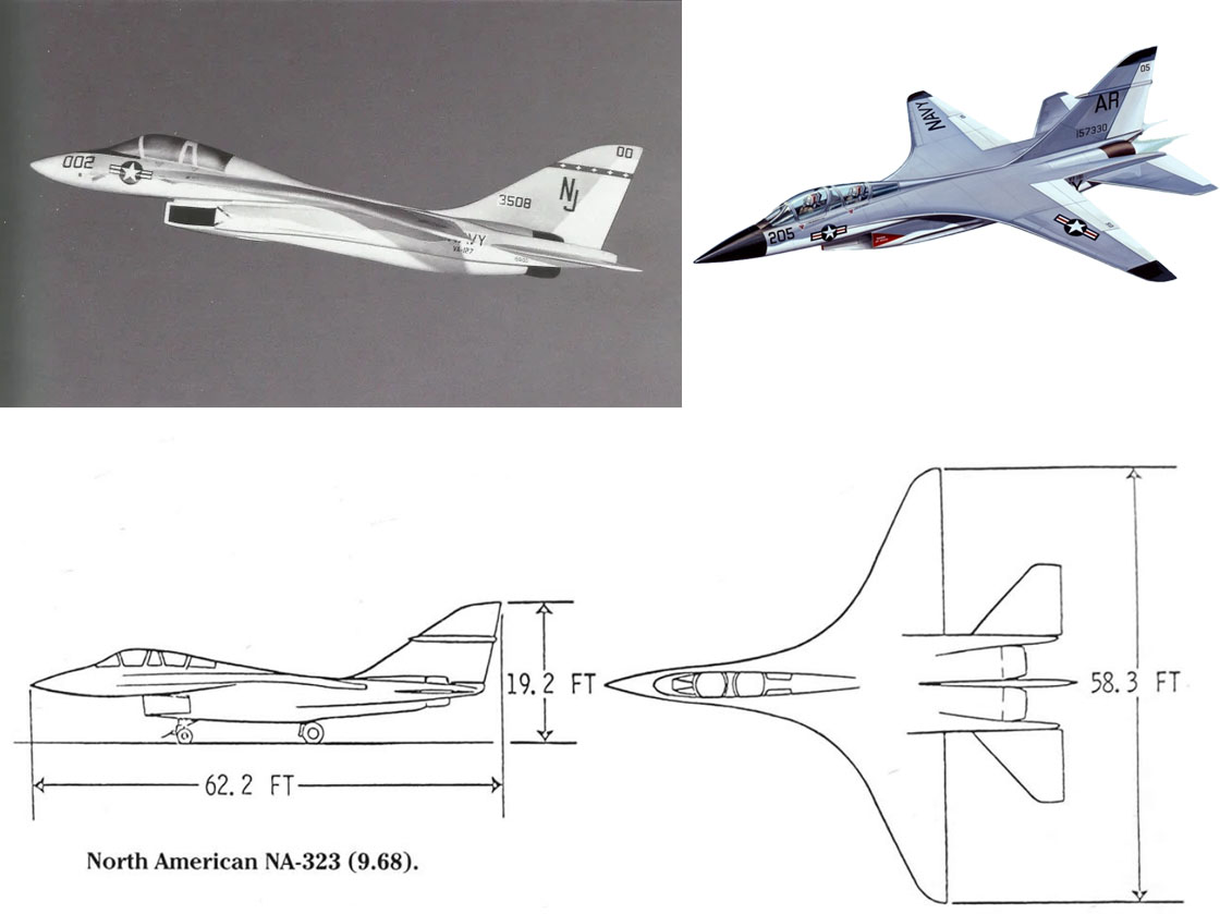 North American Rockwell NA-323 альтернативні проєкти F-14
