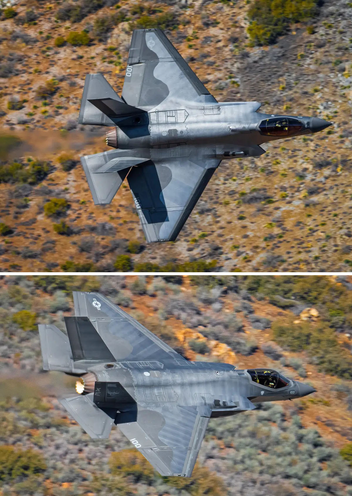 F-35C з дзеркальним камуфляжем