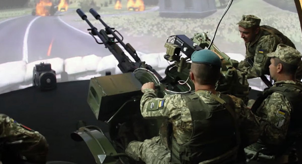 Відпрацювання бойових задач на тренажері ЗУ-23-2