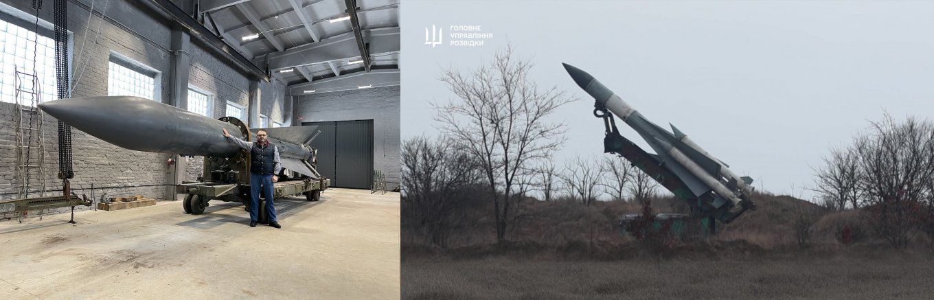 Порівняння прототипа ракети Boy Launcher та С-200