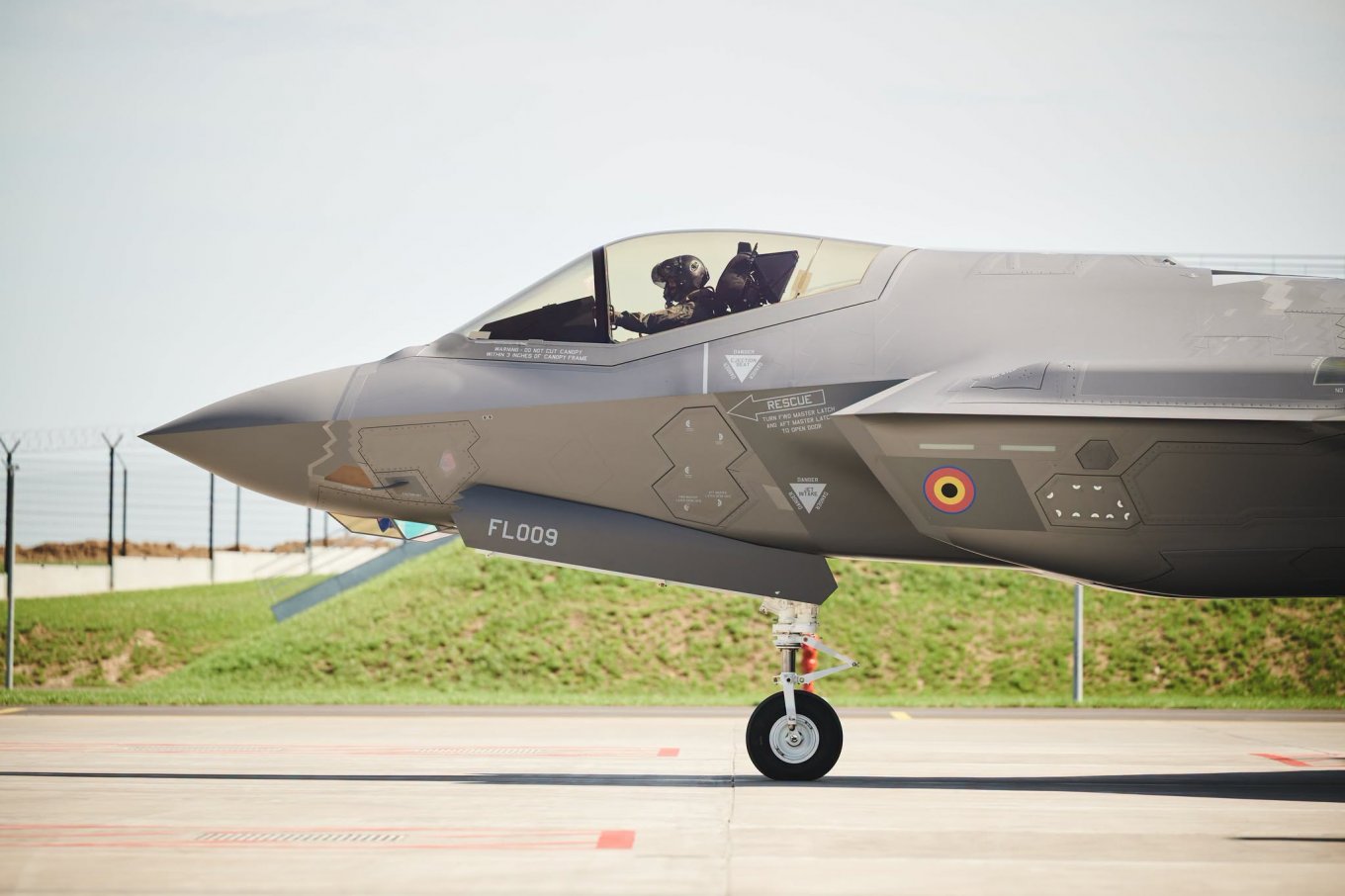 Винищувач F-35A зі складу ПС Бельгії