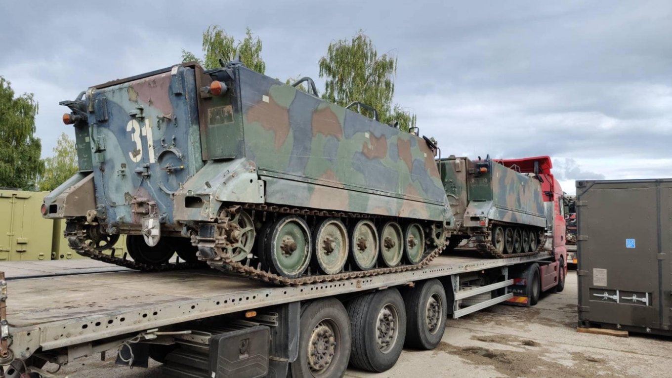 Бронетранспортери M113 їдуть з Литви в Україну, фото ілюстративне