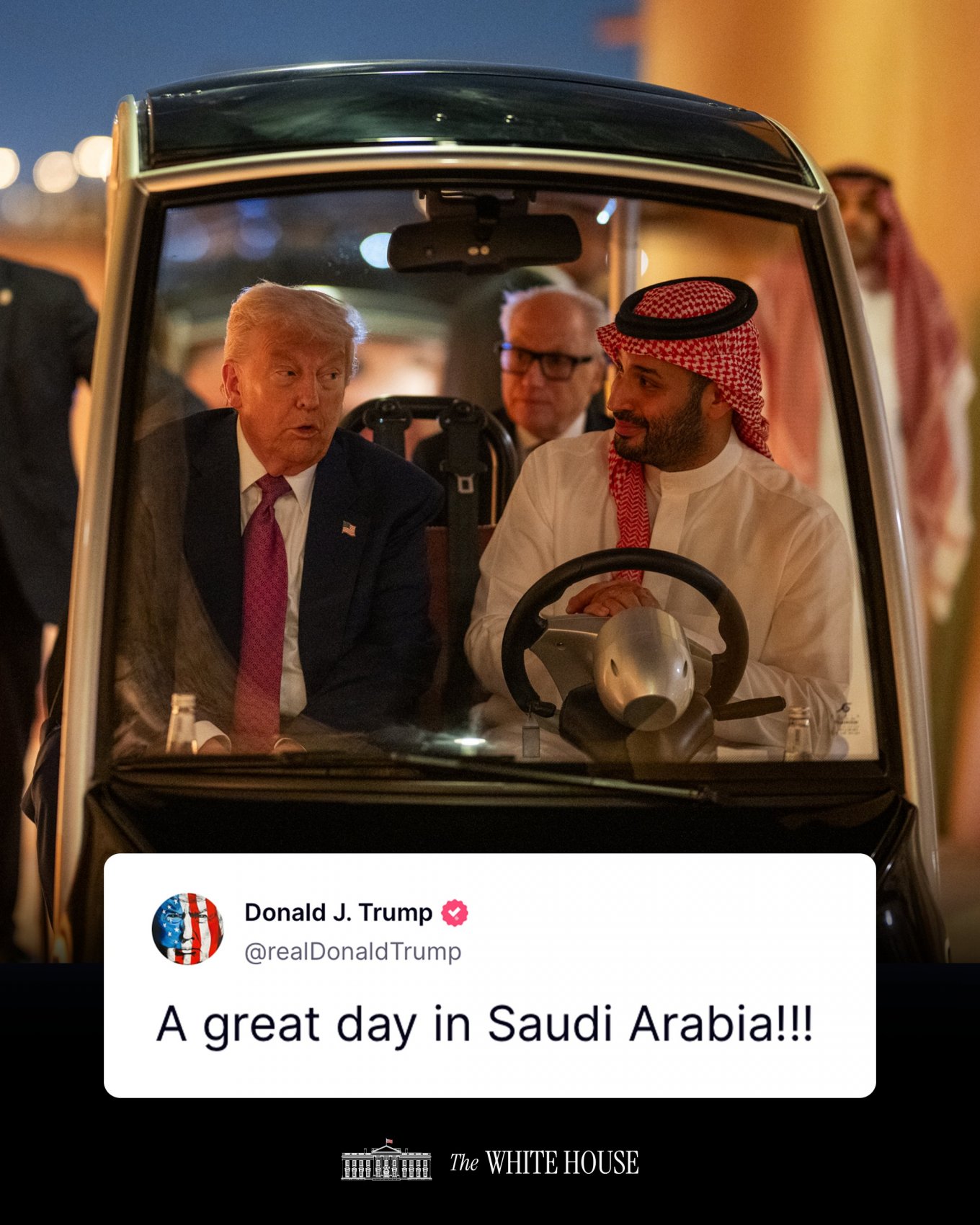 Дональд Трамп та Мухаммед ібн Салман