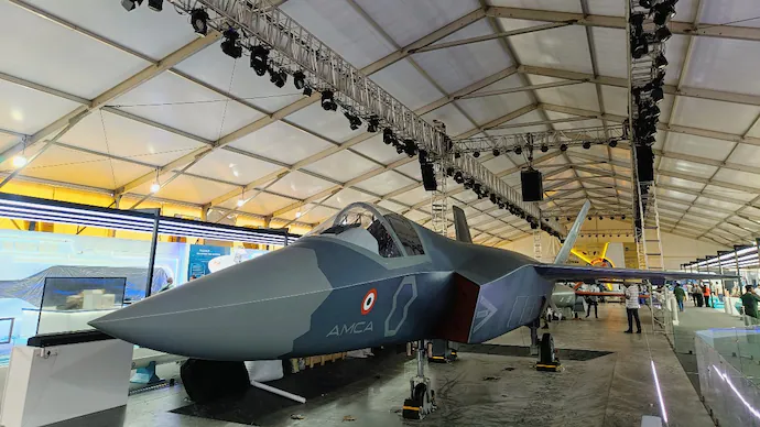 Повнорозмірний макет AMCA на Aero India 2025