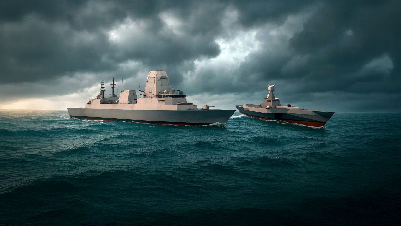 корабель управління дронами Air Warfare Command Ship