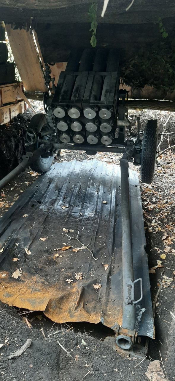 РСЗВ Type-75 на прихованій позиції у розпорядженні рашистів