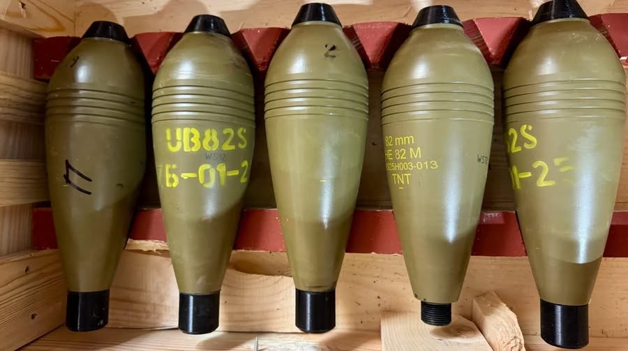 82-мм мінометні міни виробництва компанії 