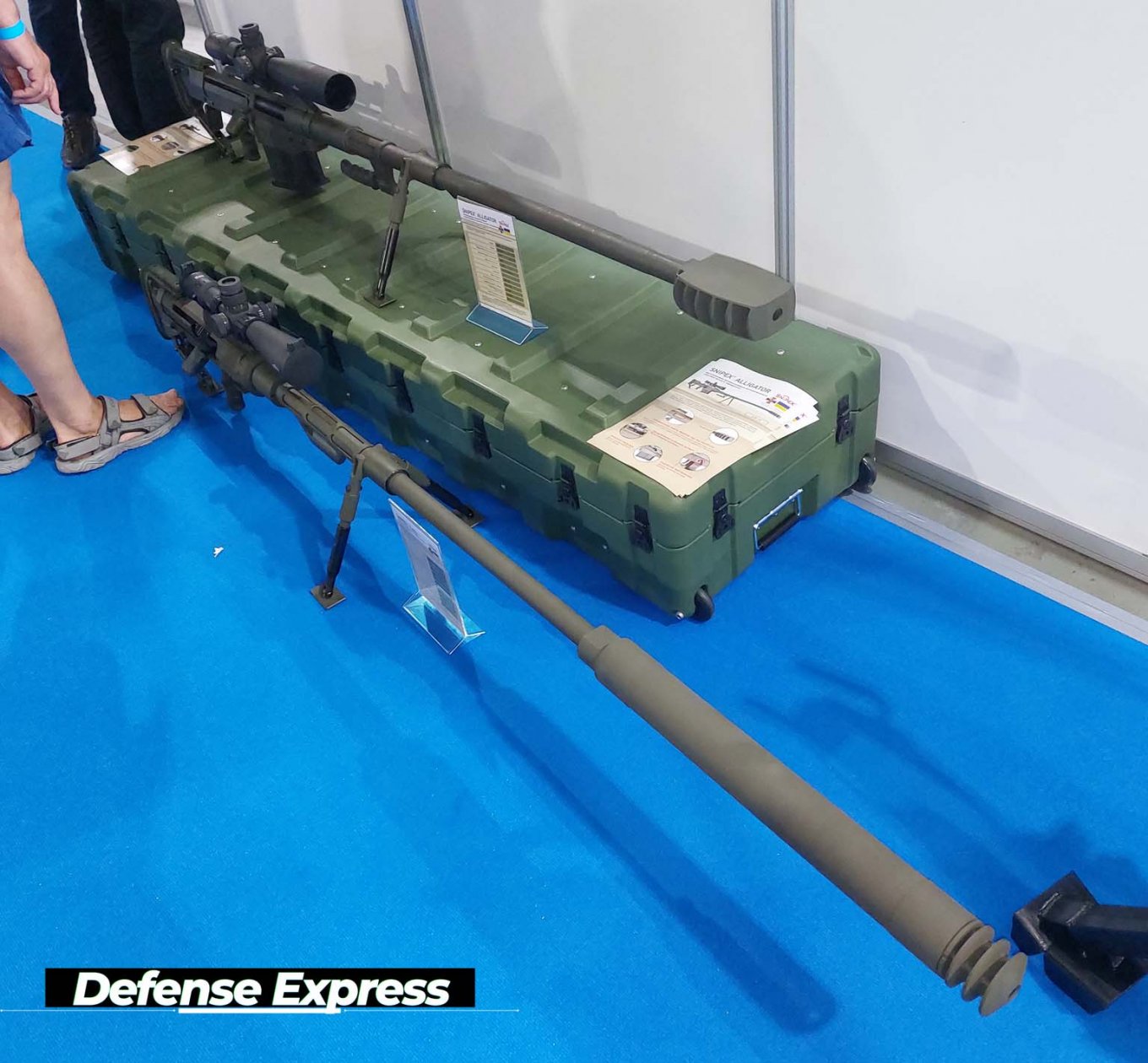 Великокаліберні гвинтівки калібру 14.5×114 мм Snipex T-Rex та Snipex ALLIGATOR на Зброя та Безпека-2021