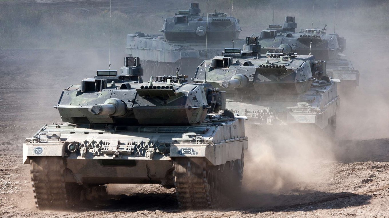 Танки Leopard 2 A6 Бундесвер