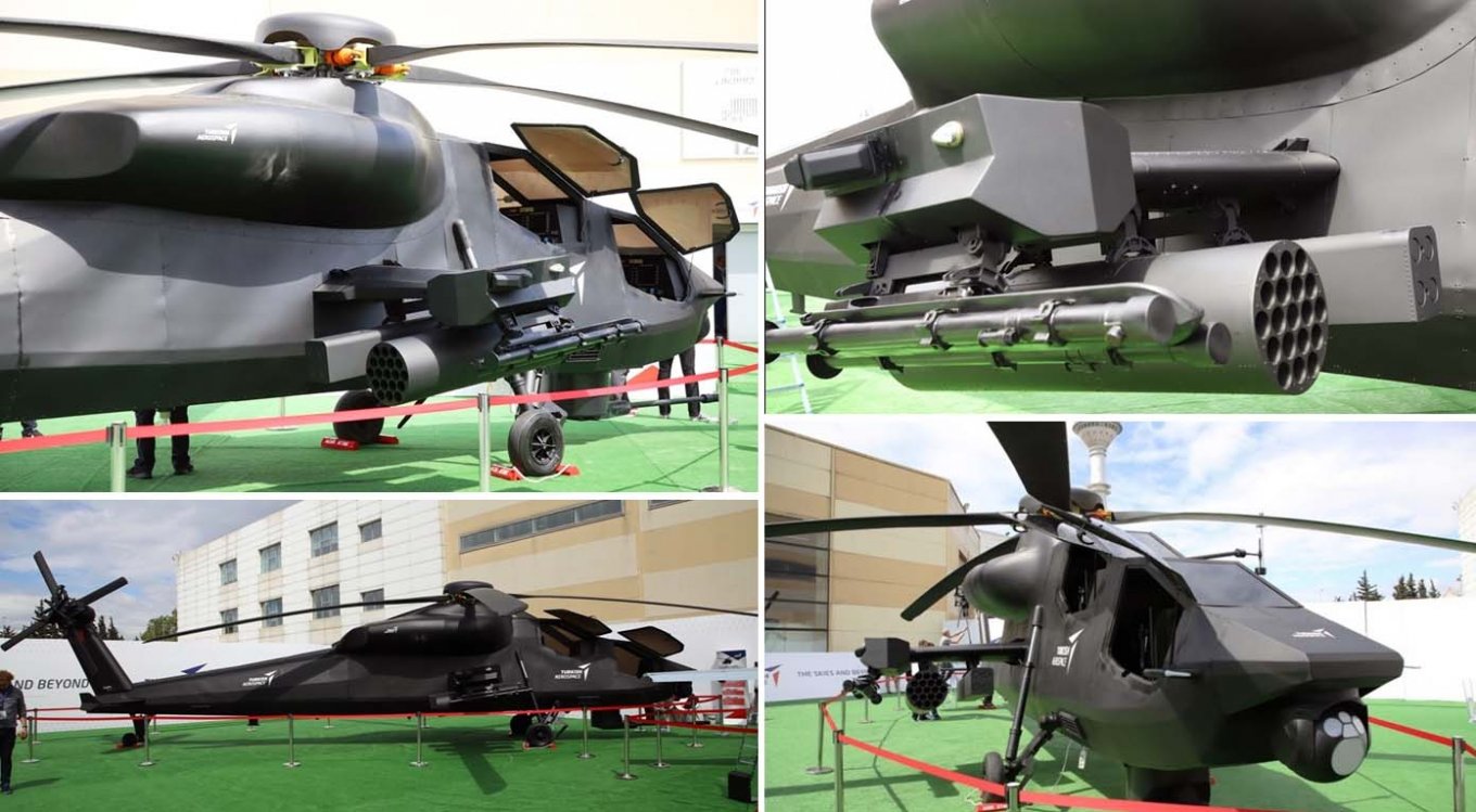 Макет ударного гелікоптера ATAK-II, в Туреччині розроблять морську версію важкого ударного гелікоптера ATAK-II з українськими двигунами, Defense Express