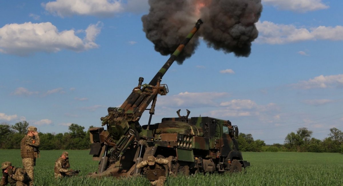 Французькі САУ CAESAR із складу 55-ої окремої артилерійської бригади на фронті, фото – прес-служба Угрупування Об’єднаних Сил ЗСУ