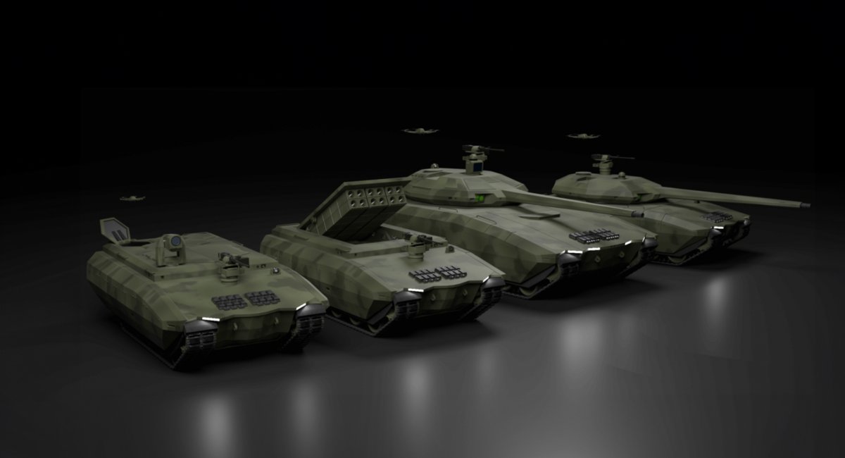 Концепти перспективного танка проєкту MGCS