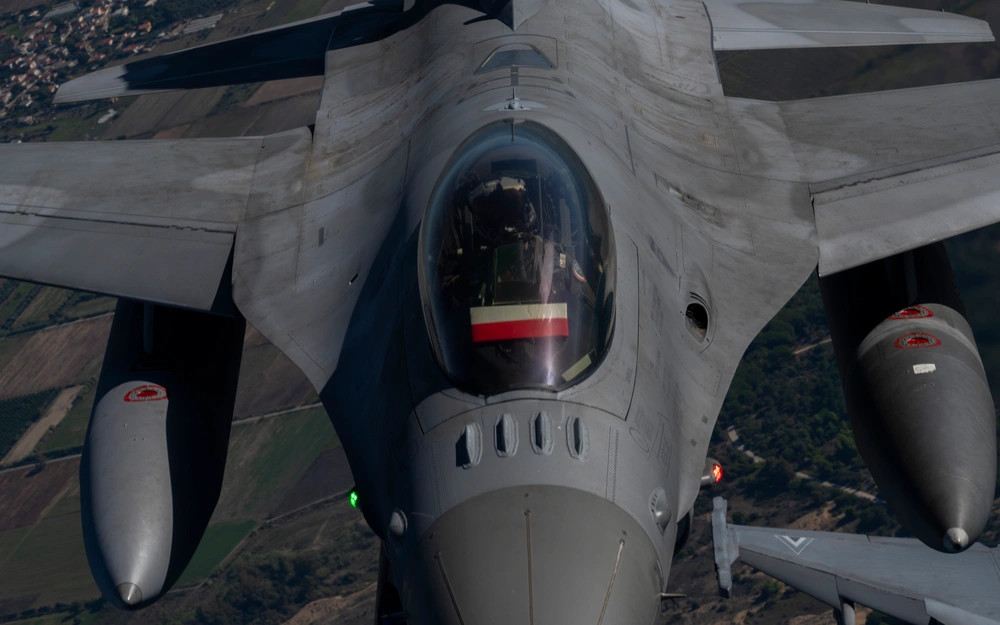 Винищувач F-16C польських повітряних сил