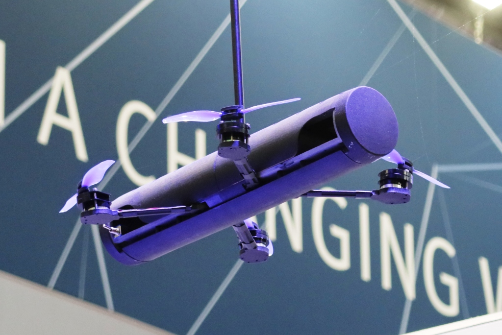 Дрон 3DDS від системи MASS nova під час виставки DSEI 2025