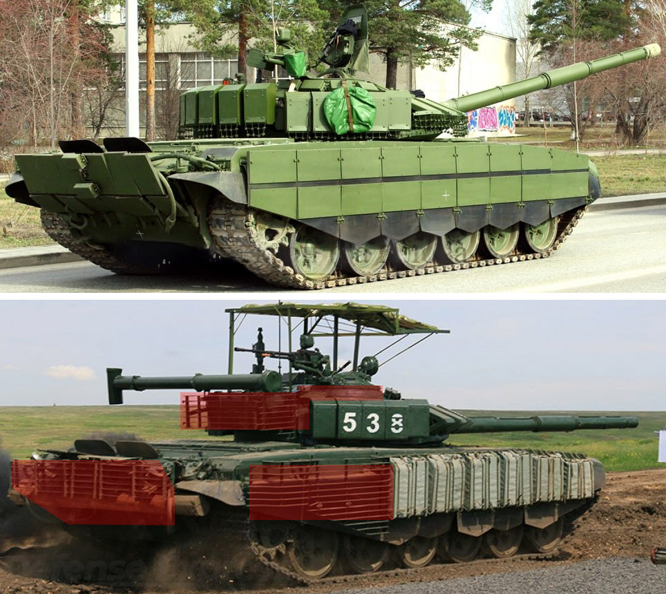Т-72Б3 зразка 2022 року бронювання