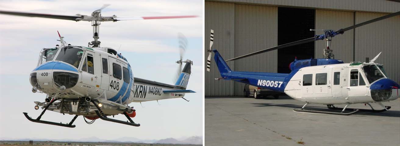 Цивільні гелікоптери Bell 205A++ від Bell Helicopter Textron та SW205A-1 від Southwest Florida Aviation International