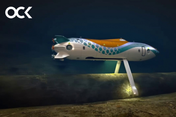 Рендер підводного морського дрона "Аргус-И"