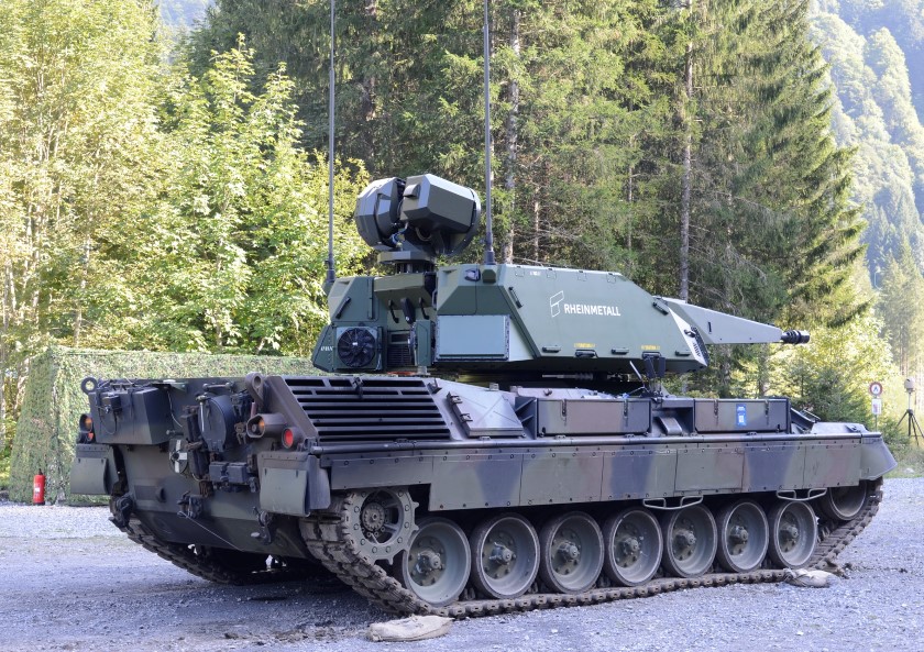 Skyranger 35 на шасі Leopard 1