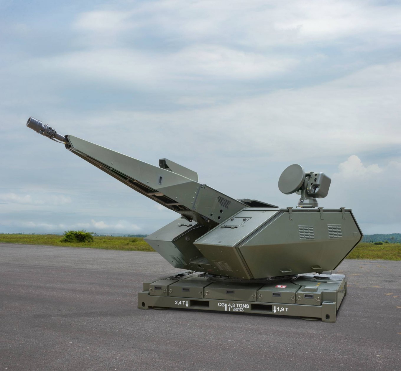 Бойовий модуль зенітки Skyranger 30 у стаціонарному варіанті