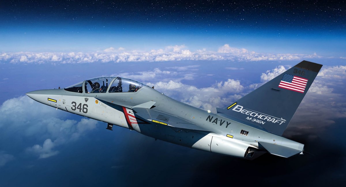 Палубний Beechcraft M-346N. Фото - Textron Aviation Defense