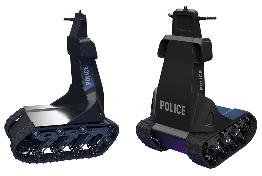 Робот-поліцейський на базі платформи 