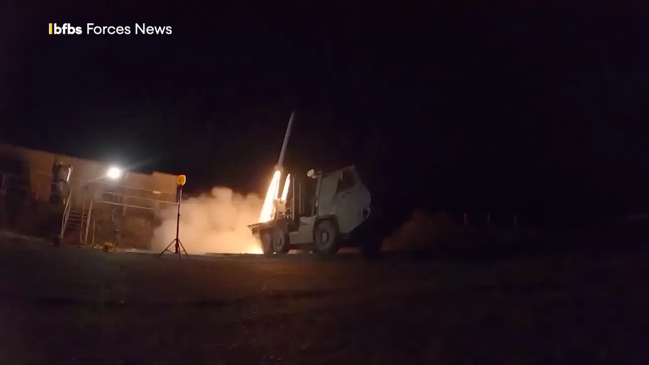 Тестування пускової для ЗРК Raven,  скріншот з відео BFBS Forces News