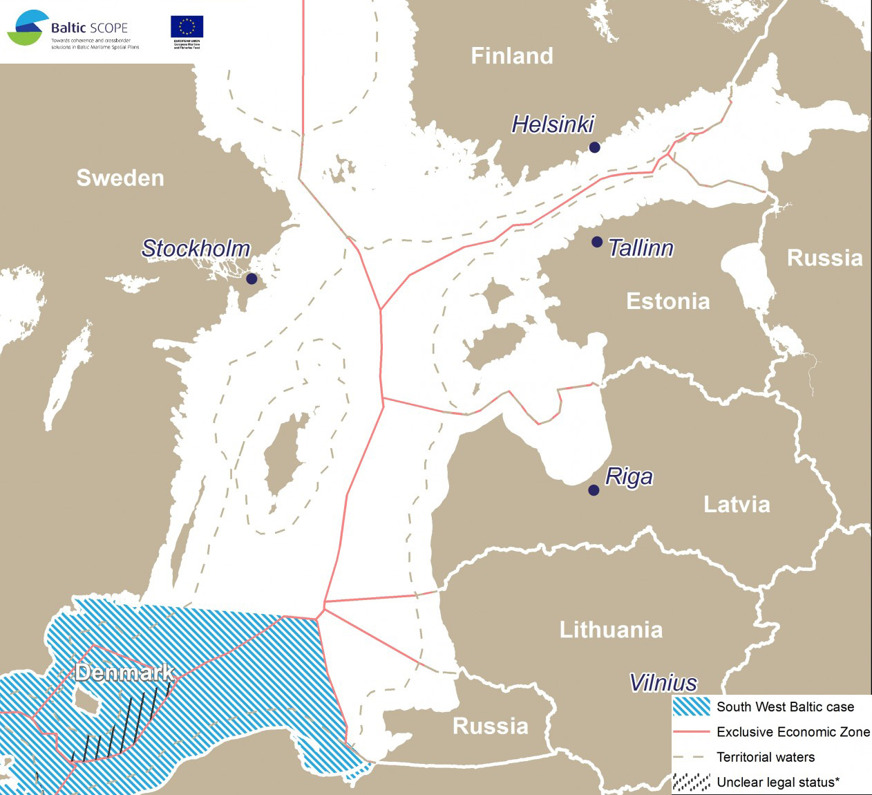 кордони у Балтійському морі