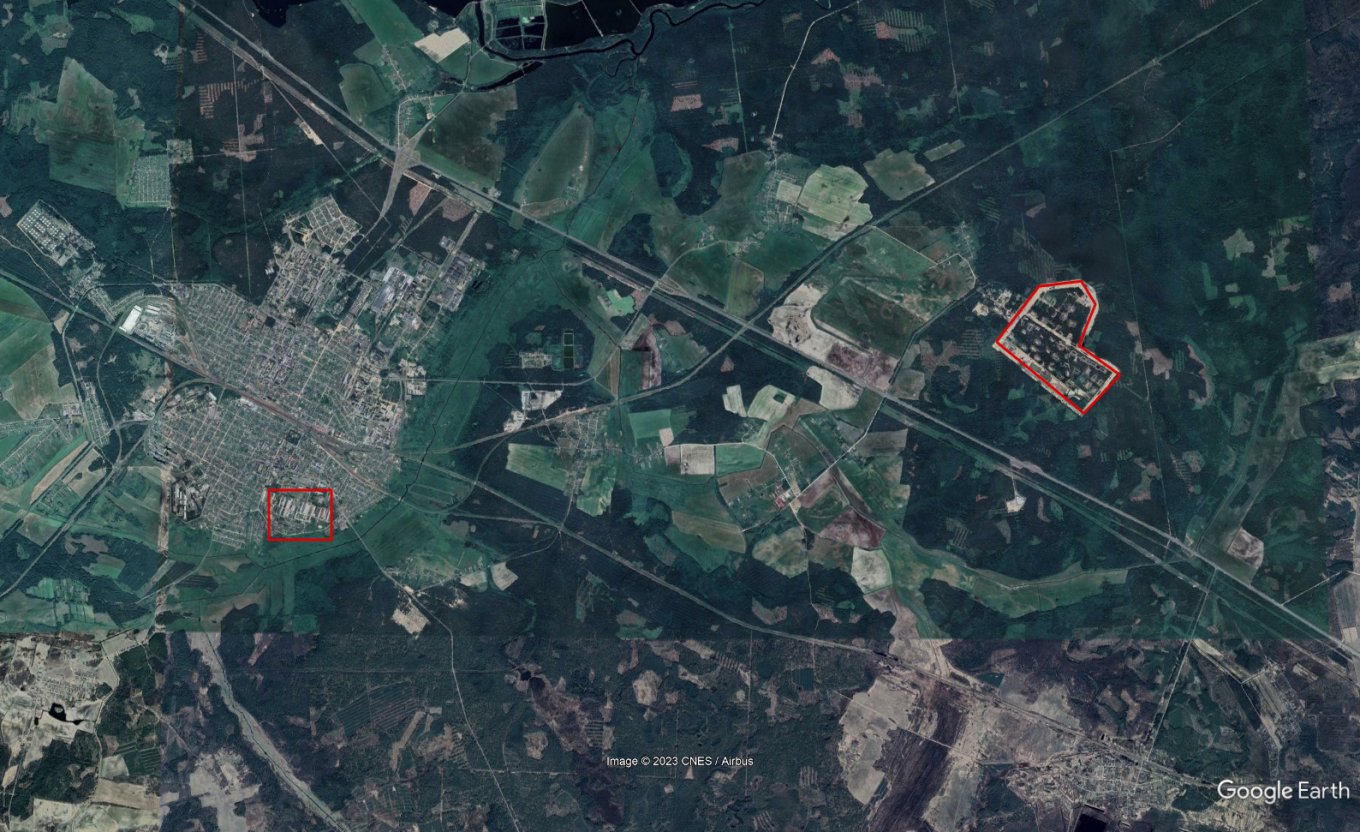 місце базування білоруських ОТРК искандер та ядерної зброї