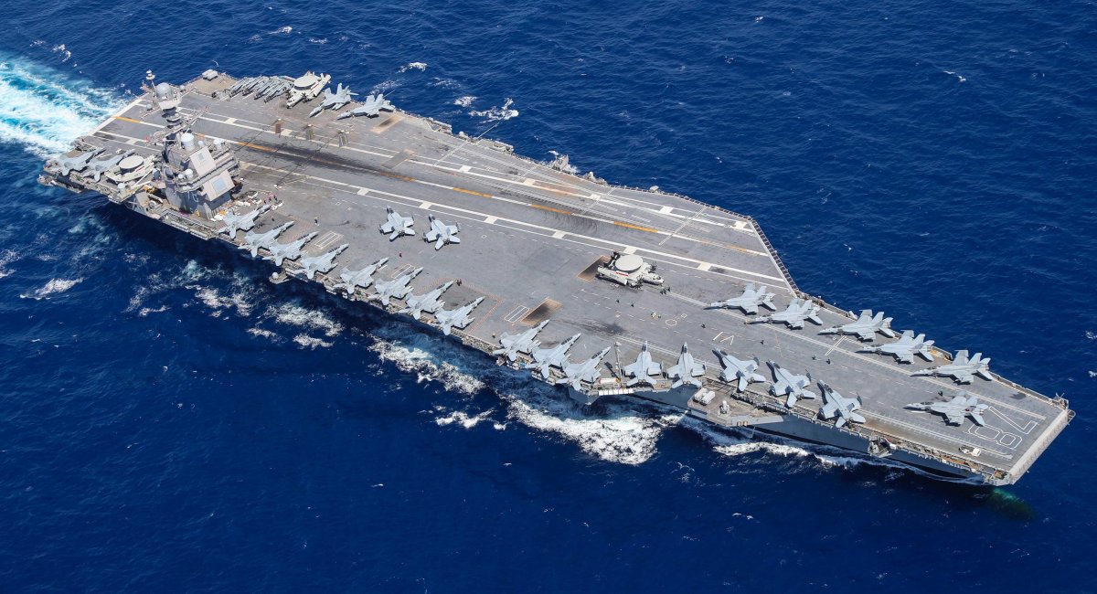 Американський USS Gerald R. Ford. Фото - U.S. Navy by Mass Communication Specialist 2nd Class Riley McDowell