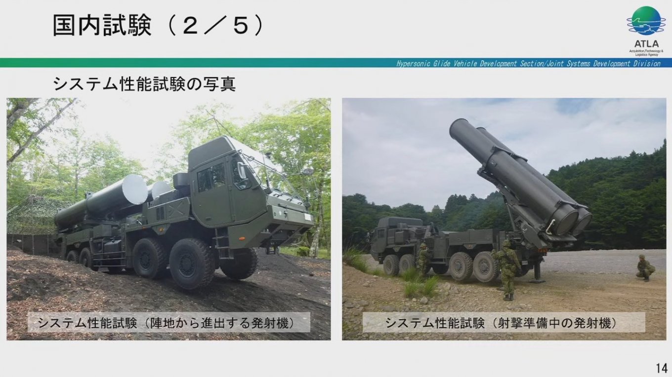 Випробування з розгортання пускової установки ракет HVGP на слайді презентації ATLA