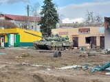Тростянець, трофейний російський танк Т-80БВ