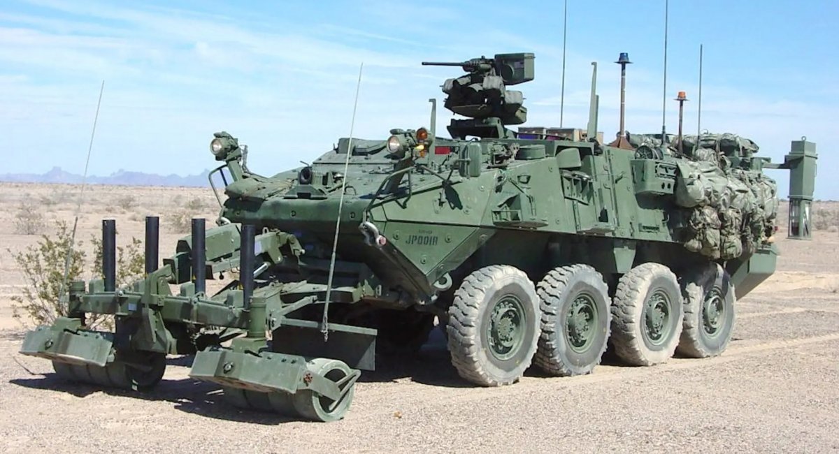 Американський Stryker у версії інженерної машини M1132, ілюстративне фото з відкритих джерел