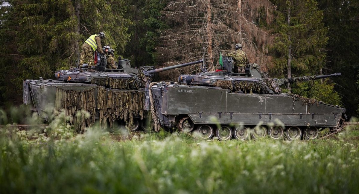 БМП CV9035 естонського війська. Фото - EDF/pildid.mil.ee