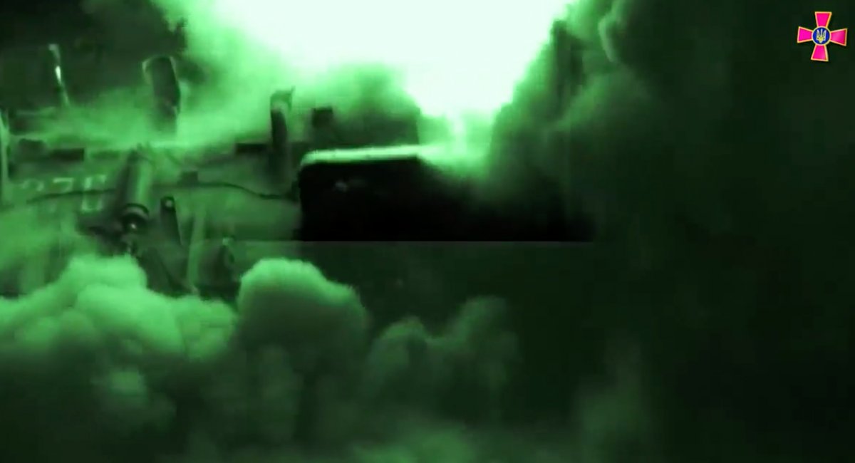 Залужний показав відео зі знищеною колоною бронетехніки 47-ї танкової дивізії рашистів​