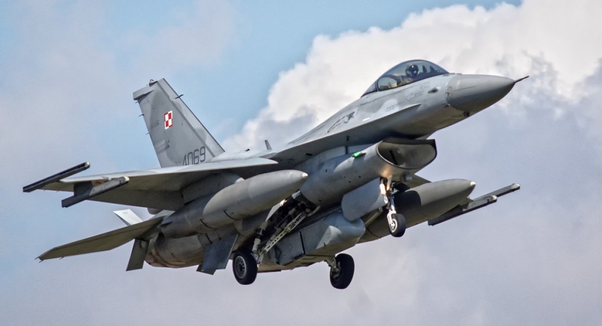 Винищувач F-16 польських ВПС, ілюстративне фото з відкритих джерел