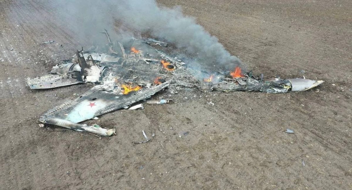 Знищений Су-35С рашистів, фото ілюстративне